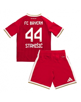 Bayern Munich Josip Stanisic #44 Maglia Gara Casa Repliche 2026-27 Bambino Maniche Corte Bayern Munich Josip Stanisic #44 Maglia Gara Casa Repliche 2026-27 Bambino Maniche Corte